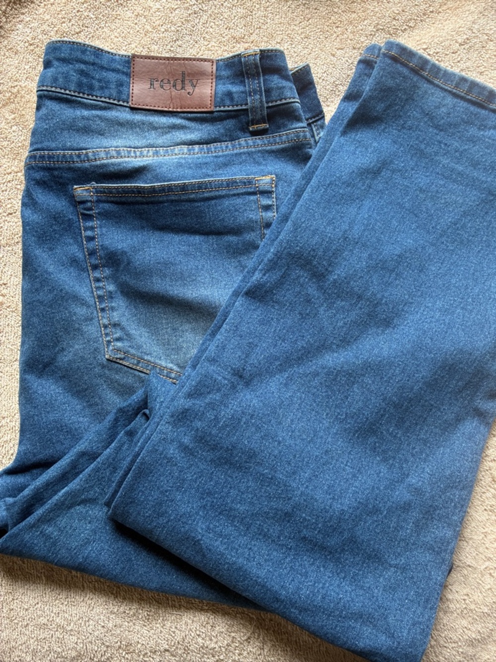 Redy 31 High-Rise Women's Blue Straight Jeans
